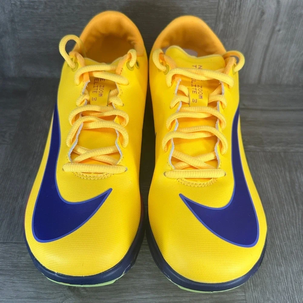 Nike Triple Jump Elite 3 Mens 11.5 Yellow‎ Track Field Spikes NEW HV6425-800